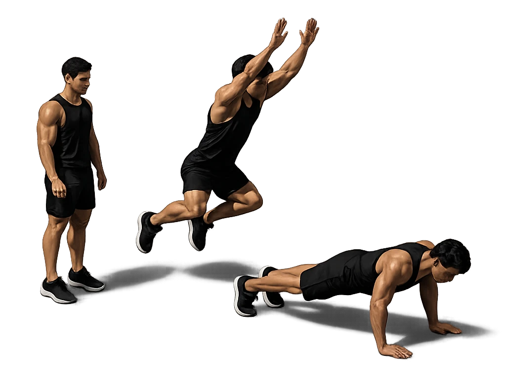 波比跳 BURPEE BROAD JUMP