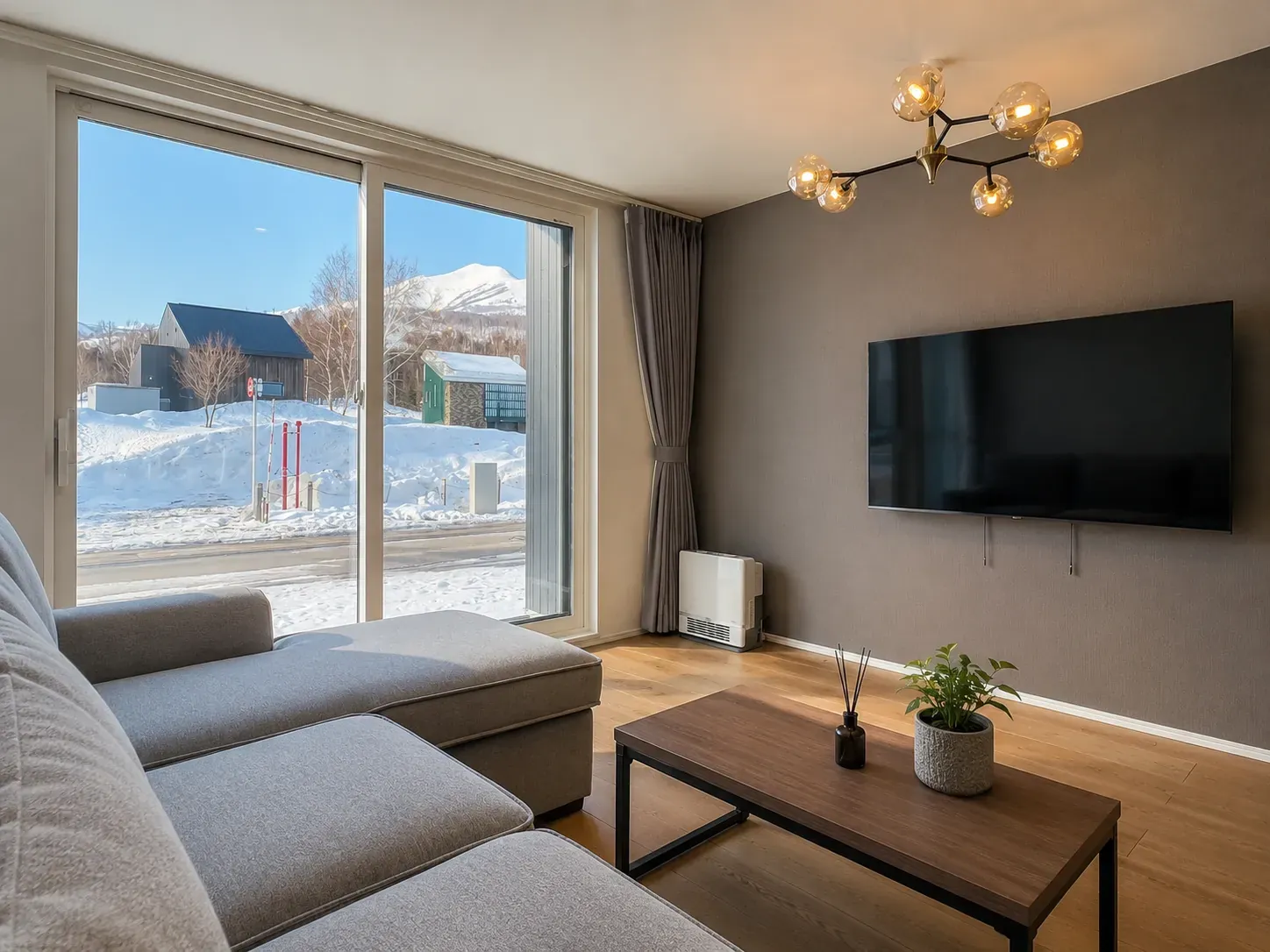 White Villas 客廳雪景